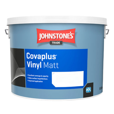 Johnstone's Trade Johnstones Trade Covaplus Matt Magnolia 10L from B&Q