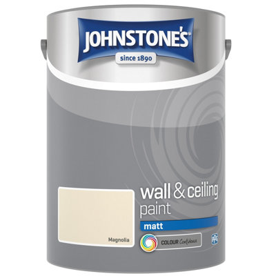 Johnstone's Wall & Ceiling Magnolia Matt Paint5L from B&Q