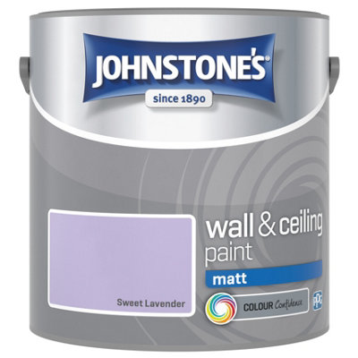 Johnstone's Wall & Ceiling Sweet Lavender Matt Paint2.5L from B&Q