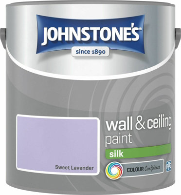 Johnstone's Wall & Ceilings Sweet Lavender Silk Paint2.5L from B&Q