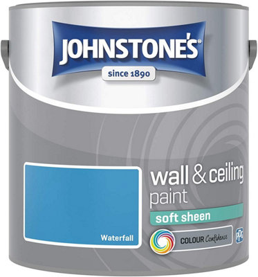 Johnstone's Wall & Ceiling Waterfall Soft Sheen Paint2.5L from B&Q