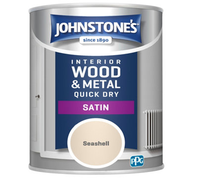 Johnstone's Quick Dry Satin Seashell 750Ml