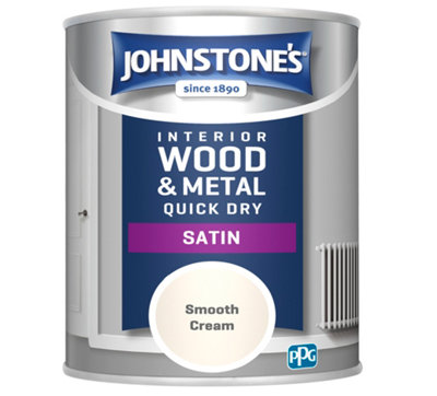 B&Q -  Quick Dry Satin Smooth Cream 750Ml