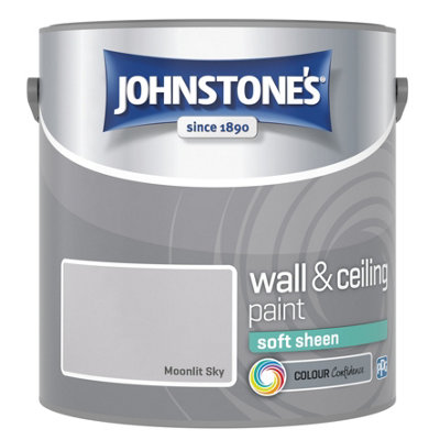 Johnstone's Wall & Ceiling Moonlit Sky Soft Sheen Paint2.5L from B&Q