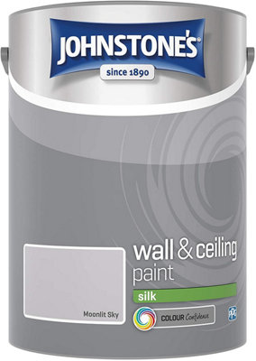 Johnstone's Wall & Ceilings Moonlit Sky Silk Paint5L from B&Q