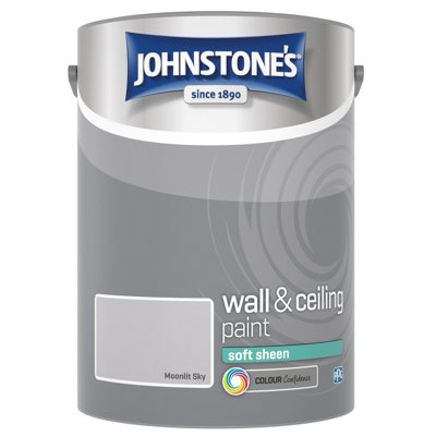 Johnstone's Wall & Ceiling Moonlit Sky Soft Sheen Paint5L from B&Q