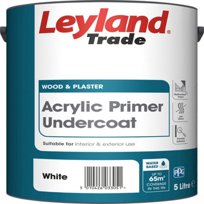 Leyland Trade Universal White Multi-Surface Primer & Undercoat5L Tin from B&Q
