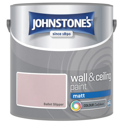 Johnstone's Wall & Ceiling Ballet Slipper Matt Paint2.5L from B&Q
