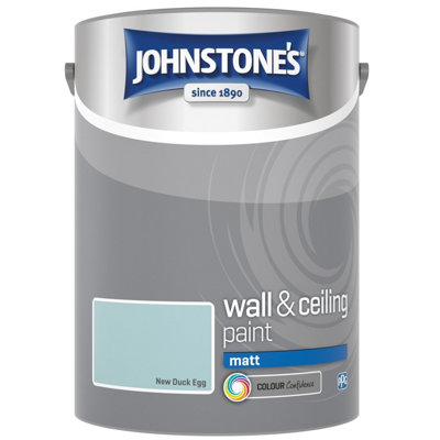 Johnstone's Wall & Ceiling New Duck Egg Matt Paint5L from B&Q