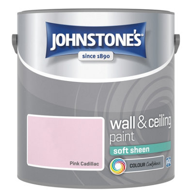 B&Q -  Wall & Ceiling Pink Cadillac Soft Sheen Paint 2.5L