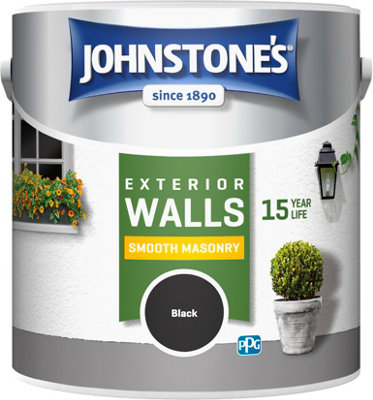 B&Q -  Masonry Paint Black2.5L