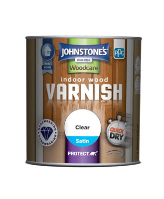 Johnstone's Indoor Clear Varnish Satin250Ml from B&Q
