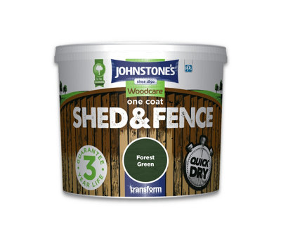 B&Q -  Shed & Fence Forest Green 5L