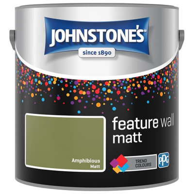 Johnstone's Wall & Ceiling Amphibious Matt Paint2.5L from B&Q