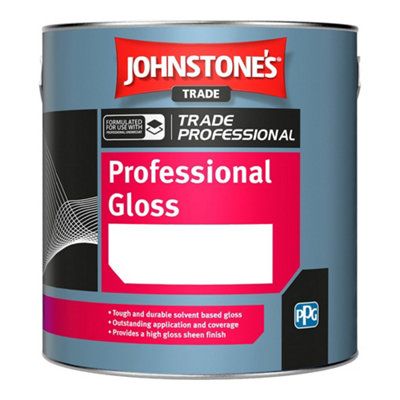 Johnstone's Trade Johnstones Trade Professional Gloss Black 2.5L from B&Q