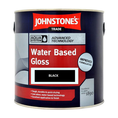 Johnstone's Trade Johnstones Trade Aqua Gloss Black 2.5L from B&Q