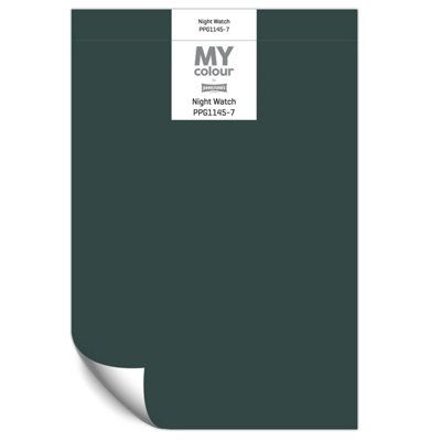 Johnstone's My Colour Durable Matt Paint Night WatchPeel And Stick Sample from B&Q