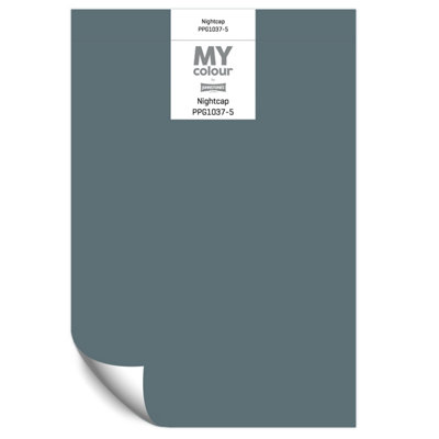 Johnstone's My Colour Durable Matt Paint NightcapPeel And Stick Sample from B&Q