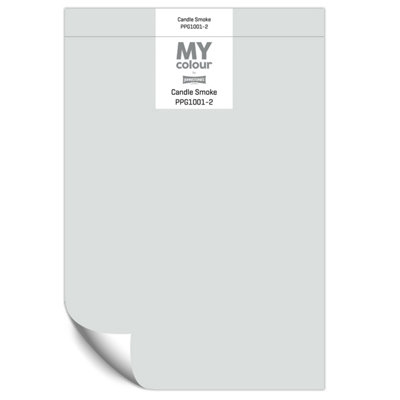 Johnstone's My Colour Durable Matt Paint Candle Smoke -Peel And Stick Sample from B&Q
