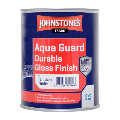 Johnstone's Trade Aqua Guard Gloss Brilliant White 2.5L from B&Q
