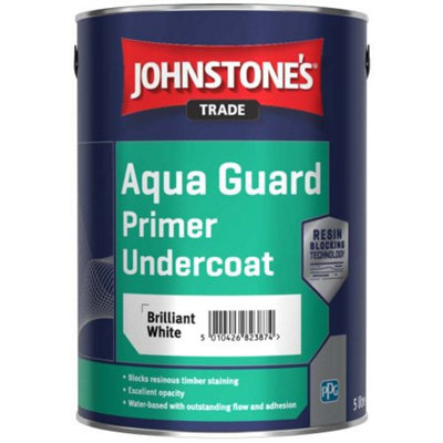 Johnstone's Trade Aqua Guard Primer Undercoat Brilliant White 1L from B&Q