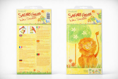Safari Jungle Lions Animal Nursery Kids Quicksticks New