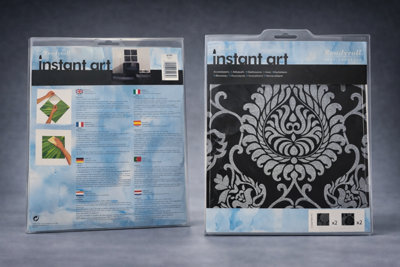  - Black Damask Art Wall Decor Wallpaper Stickers Damask Wall Stickers