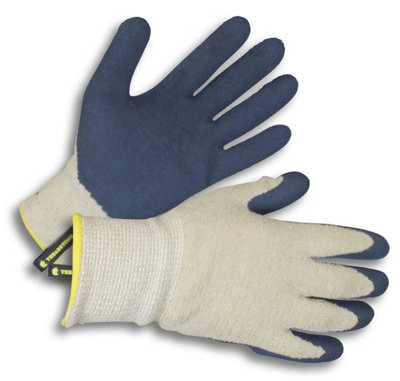 Clip Glove Clipglove Men's Cosy Gardening GlovesWarm Chenille Lining & Soft Latex Grip With CarabinerMedium from B&Q