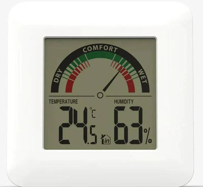 The Good Life Treadstone Greenhouse Thermometer & Humidity Meter Max MinCelsius & Fahrenheit from B&Q
