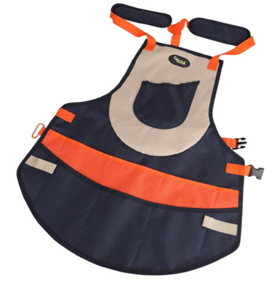 Clip Glove Treadstone Clipglove Gardening Short ApronOrange & Navy from B&Q