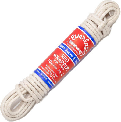 Everlasto 'red Wrapper' Uk Made Quality Waxed Cotton Sash Cord No.4 7mm X 10M