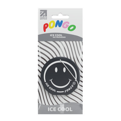 Pongo Smiley Ice Cool Hanging Air FreshenerPack Of 1 from B&Q