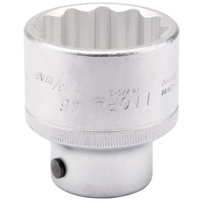 Draper 46mm-1.13/16" 3/4" Square Drive Elora Bi-Hexagon Socket 848 from B&Q