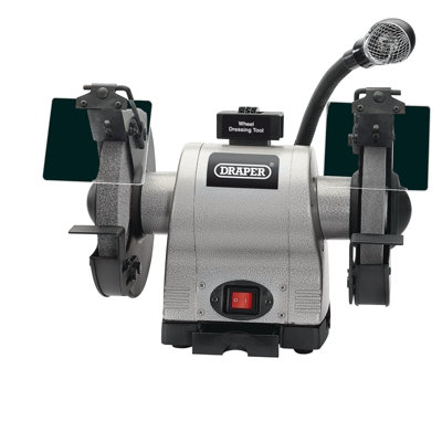 Draper Heavy Duty Bench Grinder With Worklight, 200Mm, 550W - Image 9