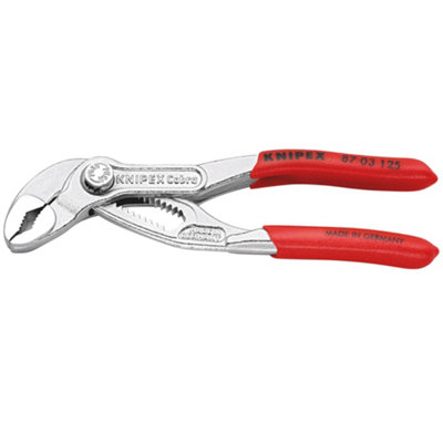 Draper 06080 Knipex 87 03 125 Cobra High-Tech Water Pump Pliers125mm from B&Q