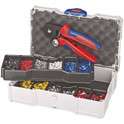 Draper 06927 Knipex 97 90 09 Crimp Assortment For Wire Ferrules, 9 Parts, 265Mm B&Q