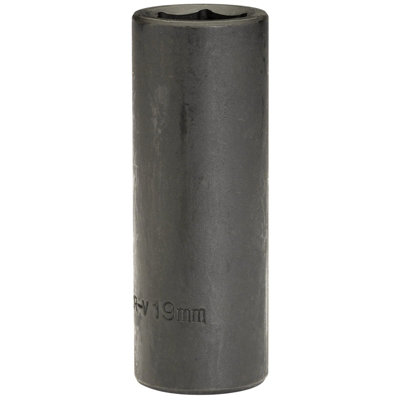 Draper Deep Impact Socket, 1/2" Sq. Dr., 19Mm 12744