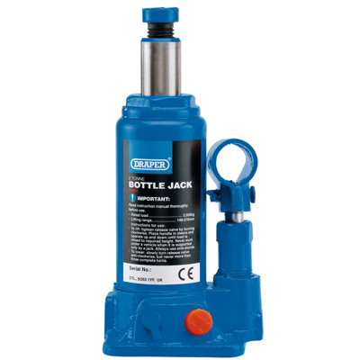 Draper Hydraulic Bottle Jack2 Tonne 13064 from B&Q