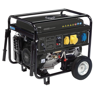 B&Q -  Petrol Generator With Wheels6500W 16143
