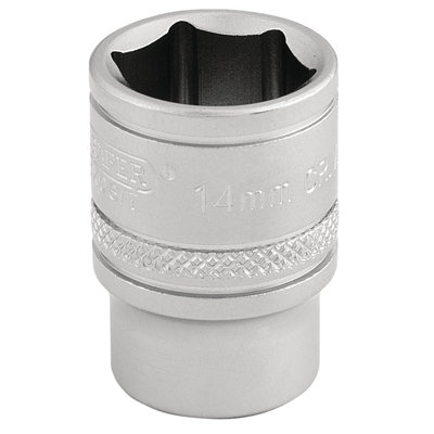 Draper 3/8" Square Drive 6 Point Metric Socket 14mm 16540 from B&Q