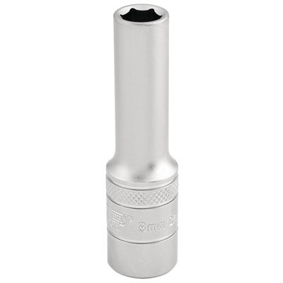 B&Q -  3/8" Square Drive 6 Point Metric Deep Socket 8mm 16578