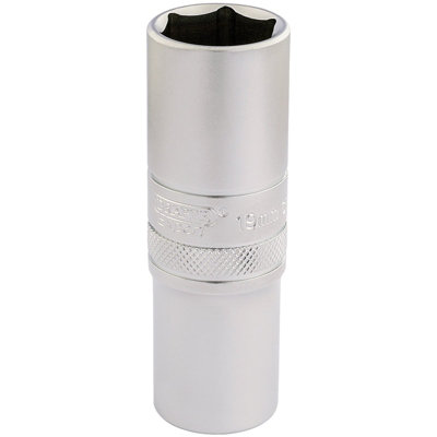 B&Q -  1/2" Square Drive 6 Point Metric Deep Socket 19mm 16651