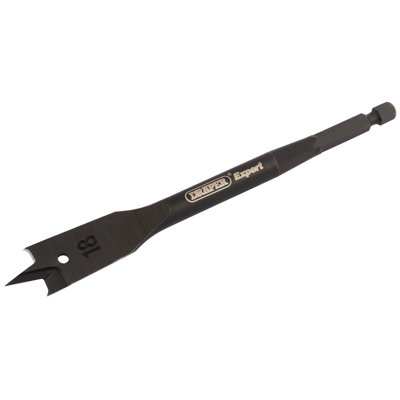 Draper Expert Flat Wood Bit18mm 17542 from B&Q