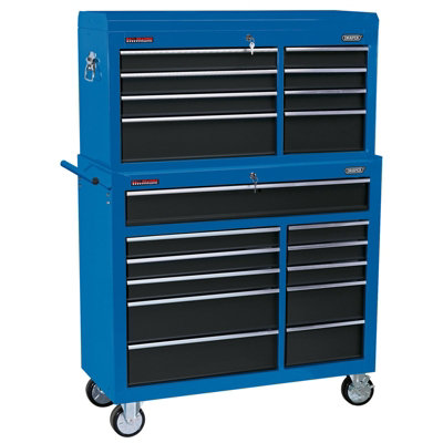 Draper  Combined Roller Cabinet And Tool Chest19 Drawer40" 17764 from B&Q