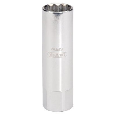 Draper 22272 Draper HI-TORQ 8mm Thread Thin Wall 12 Point Spark Plug Socket 3/8"" - Image 10