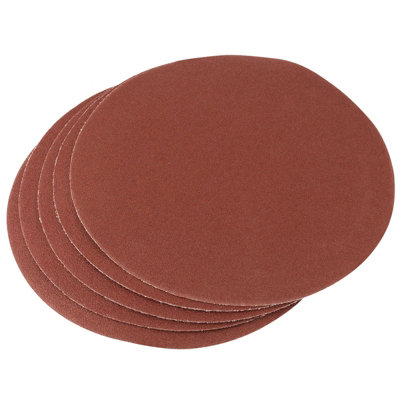 Draper Hook And Eye Backed Aluminium Oxide200mm100 Grit (Pack Of 5) 23358 from B&Q