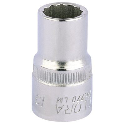Draper Elora Bi-Hexagon Socket1/2" Sq. Dr.13mm 24583 from B&Q