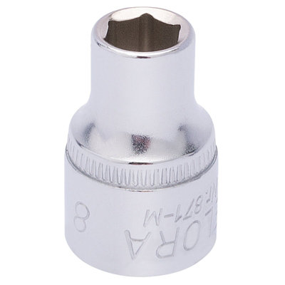 Draper Elora Hexagon Socket3/8" Sq. Dr.8mm 25846 from B&Q