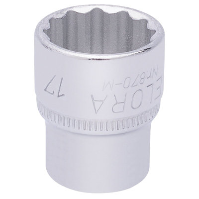 Draper Elora Bi-Hexagon Socket3/8" Sq. Dr.17mm 25937 from B&Q