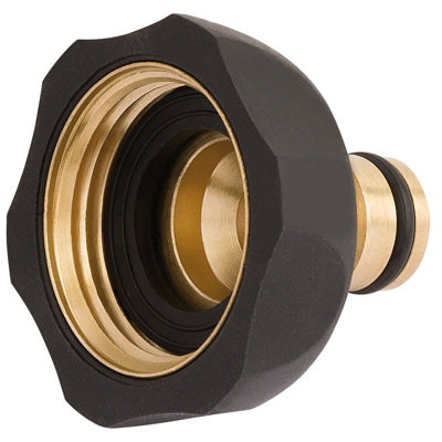 B&Q -  Brass And Rubber Tap Connector1" 27697